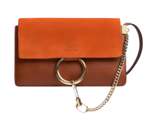 Túi Chloe Faye Suede Calfskin 'Brown' CHC15US127H2O236