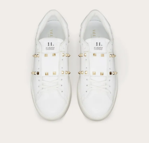 Alternative view of Giày Valentino Calfskin Rockstud Untitled Sneaker WY2S0931BHS0BO