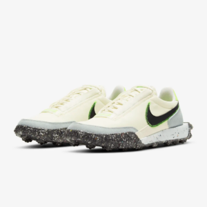 Alternative view of Giày Nike Waffle Racer Crater 'Pale Ivory Electric Green' CT1983-102
