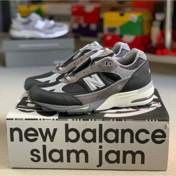 Giày New Balance Slam Jam x Wmns 991 Made In England 'Shap Store' W991SJM - Hình ảnh 2