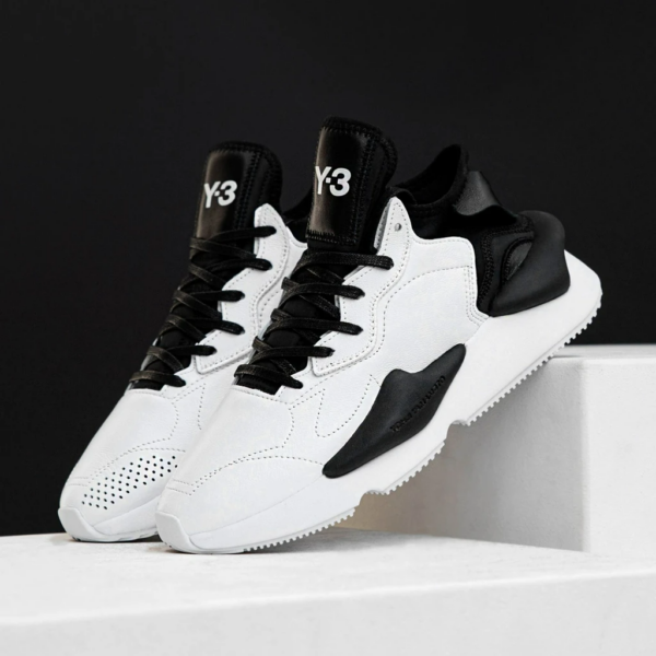 Giày Adidas Y-3 Kaiwa 'White Black' FX7280 - Hình ảnh 2