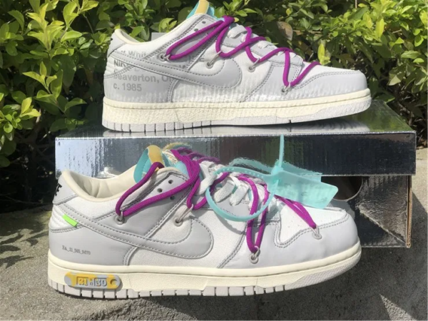 Giày Nike Off-White x Dunk Low 'Lot 21 Of 50' DM1602-100 - Hình ảnh 4