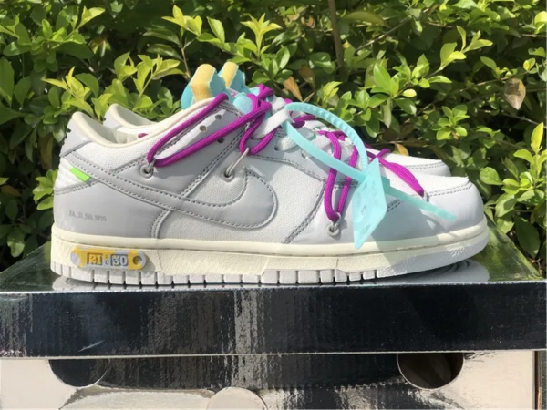 Giày Nike Off-White x Dunk Low 'Lot 21 Of 50' DM1602-100 - Hình ảnh 3