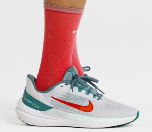 Alternative view of Giày Nike Winflo 9 Pure 'Platinum Total Orange Grey Mineral Blue' DD6203-005