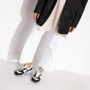 Alternative view of Giày New Balance 574 Classic 'Black White Mint' WL574CA2