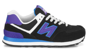 Giày New Balance Wmns 574 'Black Purple' WL574MOX