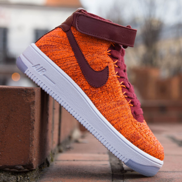 Giày Nike Wmns Air Force 1 Flyknit 'Total Crimson' 818018-800 - Hình ảnh 2
