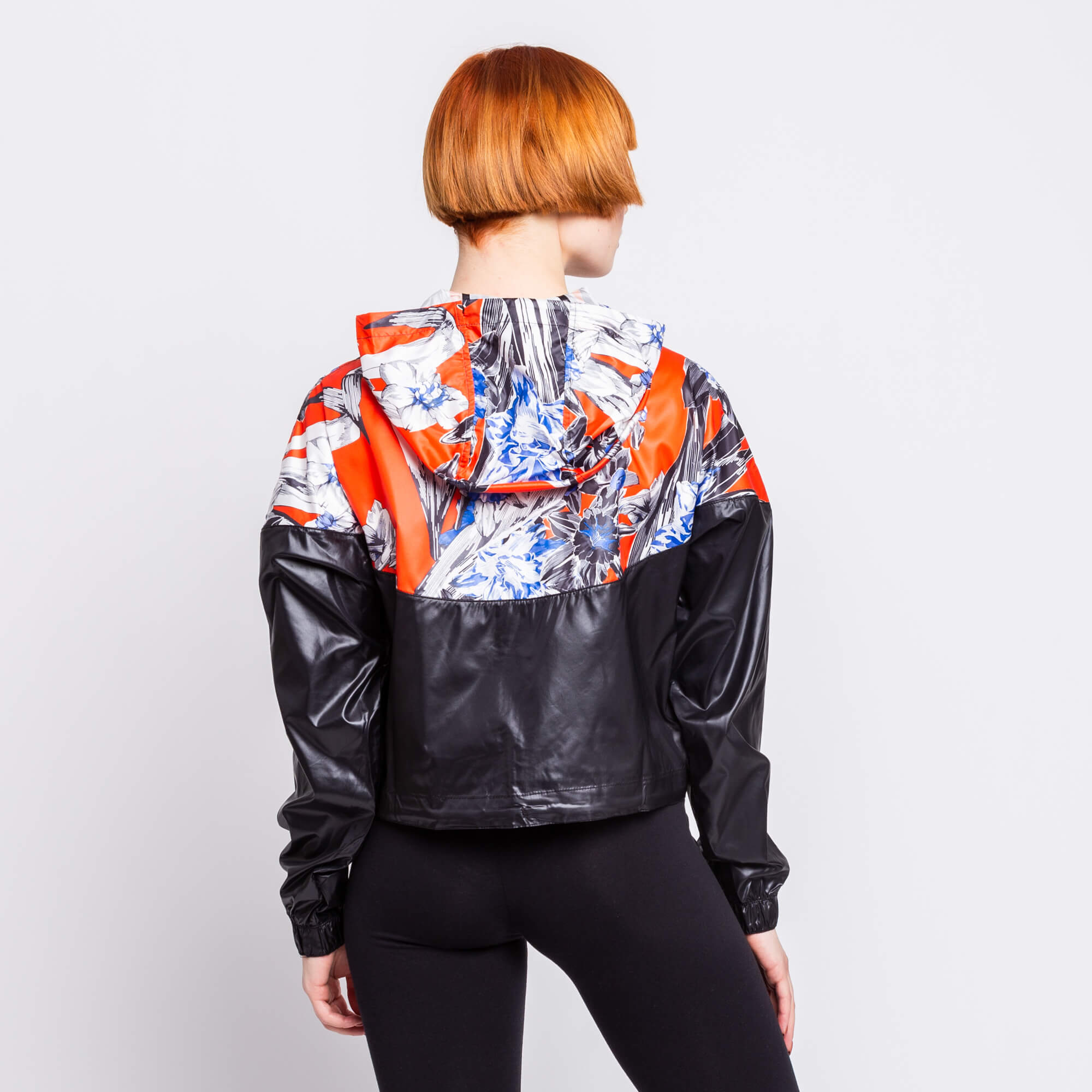 Áo Nike Hyper Femme Crop Jacket Windrunner Floral AR5151-010 - Ảnh 3
