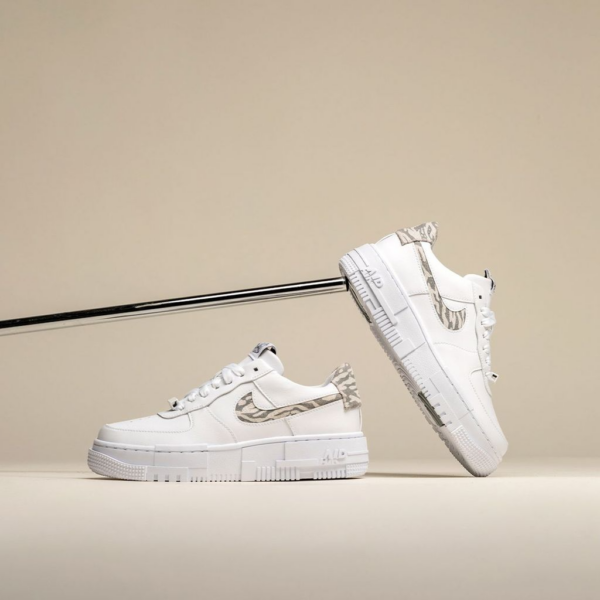 Giày Nike Air Force 1 Pixel Zebra 'White' DH9632-100 - Hình ảnh 4