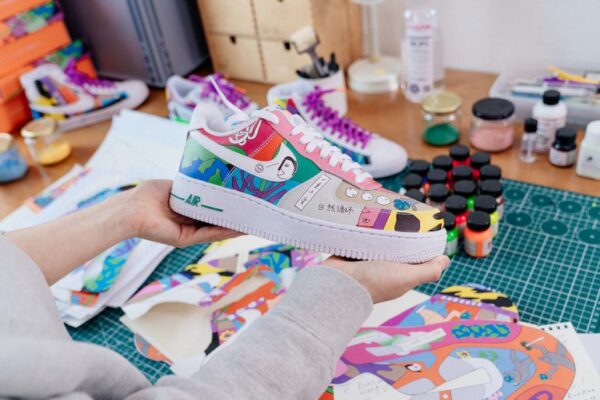 Giày Nike Air Force 1 Low x Ruohan Wang 'Multicolor' CZ3990-900 - Hình ảnh 6