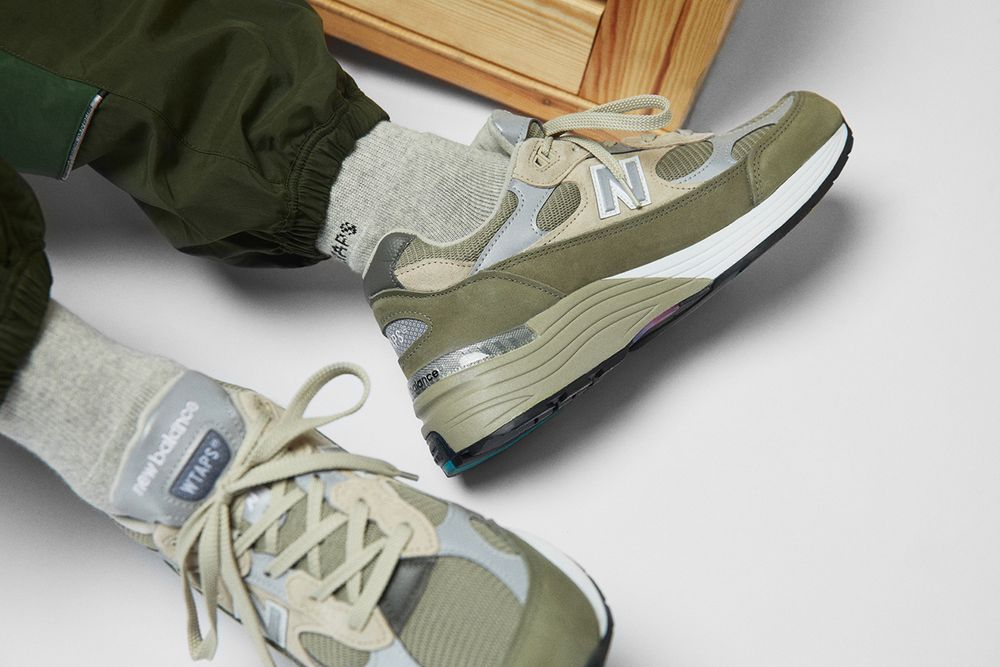 Giày New Balance WTAPS x 992 MIU 'Olive Drab' M992WT