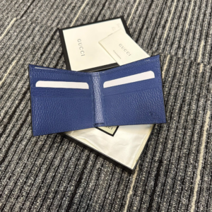 Vi Gucci 2-fold Wallet 'Black Navy' 610464-CAO2N-1040