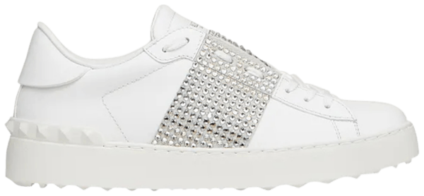 Giày Valentino Wmns Open Sneaker 'White Crystals' WW2S0781ZZCE42