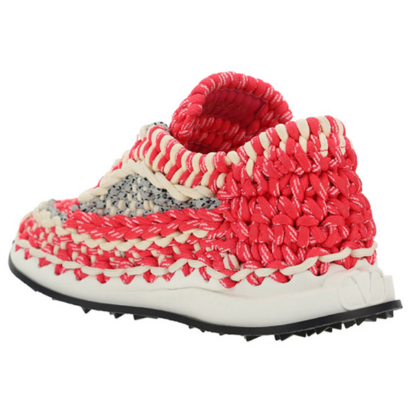 Giày Valentino  Garavani Crochet Sneaker In Fabric WW2S0BU6IHEID0 - Hình ảnh 3