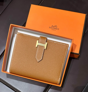 Vi Hermes Bearn Compact Leather 'Brown' H039790CC37