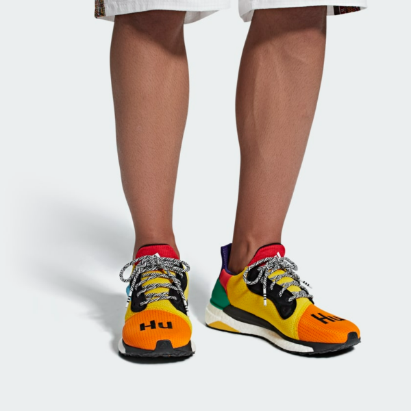 Giày Adidas Pharrell Williams X Adidas Solar Hu Glide 'Yelow' BB8042 - Hình ảnh 4