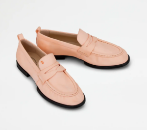 Alternative view of Giày Tod's Woman Pink Loafers in Leather XXW02E0EC60PHX40M008