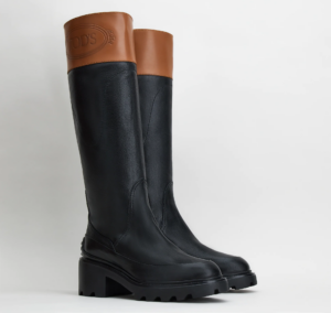 Alternative view of Giày Tod's Woman Black Boots in Leather XXW08D0EO70QHV422442