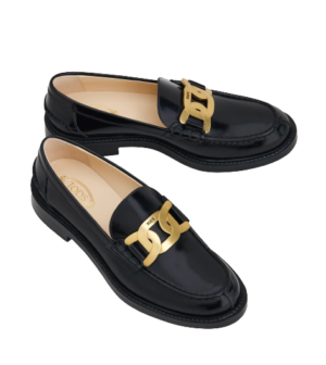 Alternative view of Giày Tod's CHAIN-PLAQUE LOAFERS XXW59C0EN90SHAB999