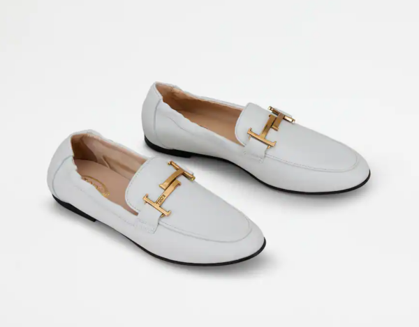 Giày Tod's Woman White Loafers in Leather XXW79A0DE70MIDB001 - Hình ảnh 4