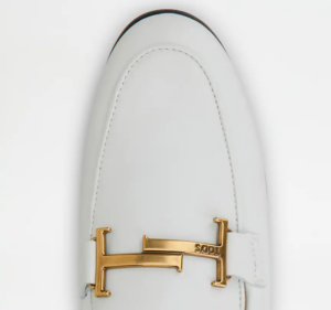 Alternative view of Giày Tod's Woman White Loafers in Leather XXW79A0DE70MIDB001