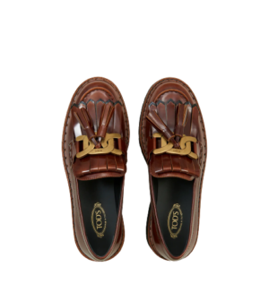 Alternative view of Giày Tod's KATE LOAFERS IN LEATHER IN BROWN XXW80C0DF40SHAYX01