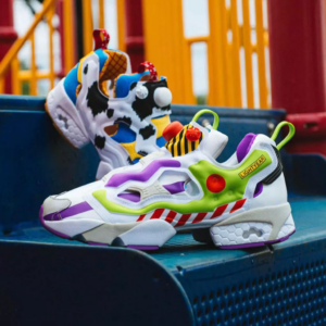Alternative view of Giày Reebok Toy Story 4 x BAIT x InstaPump Fury OG Mixed 'Woody and Buzz' EG7834