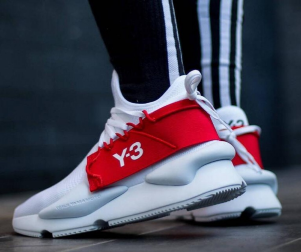 Giày Adidas Kaiwa Knit 'White Red' FV4562 - Ảnh 4