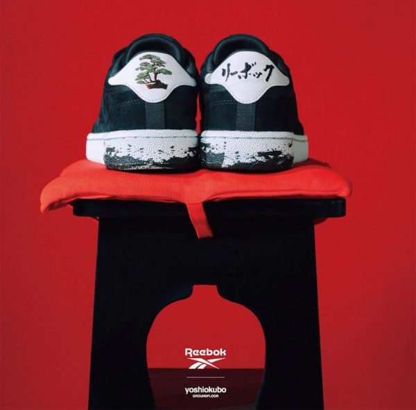 Giày Reebok Yoshio Kubo x Club C 85 'Black' FY3038 - Hình ảnh 3