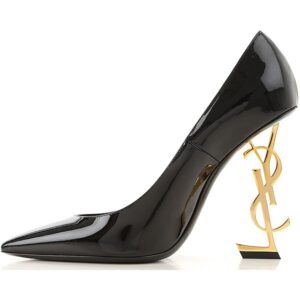 Alternative view of Giày Saint Laurent Opyum Pumps Patent Leather With Gold-Tone Heel 4720110NPKK1000