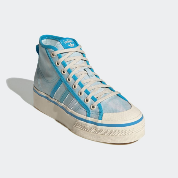 Giày Adidas Nizza Platform Mid 'Blue' GX4604 - Hình ảnh 3