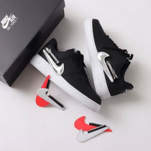 Alternative view of Giày Nike Air Force 1 '07 Premium 'Silver Swoosh' CW6558-001