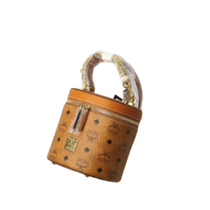 Alternative view of Túi MCM Cylinder Crossbody Visetos Cognac MWRAACG01CO001