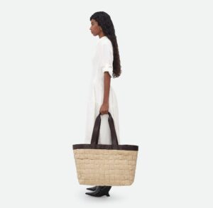 Tui Bottega Veneta Cassette Tote 'Natural' 730874V2OC19814