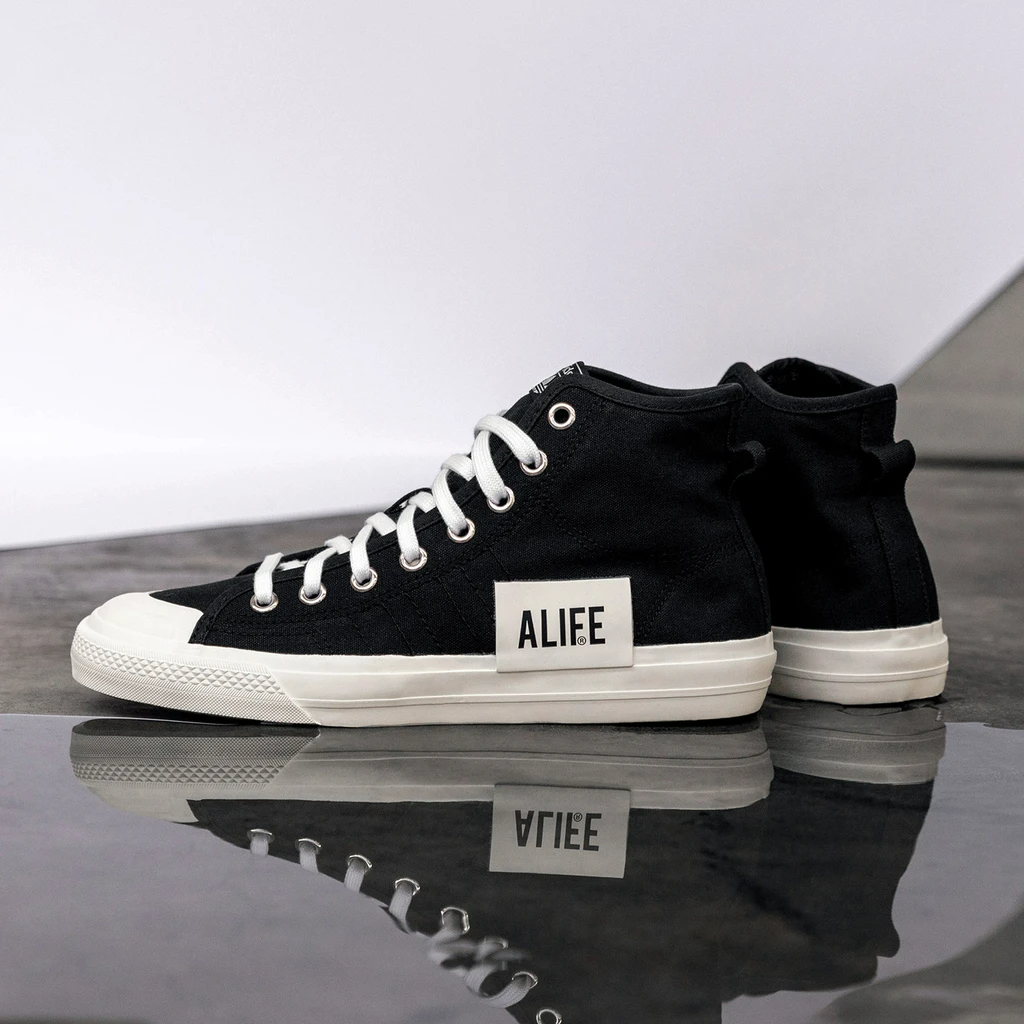 Giày Adidas ALIFE x Nizza High 'Black' FX2623 - Ảnh 6