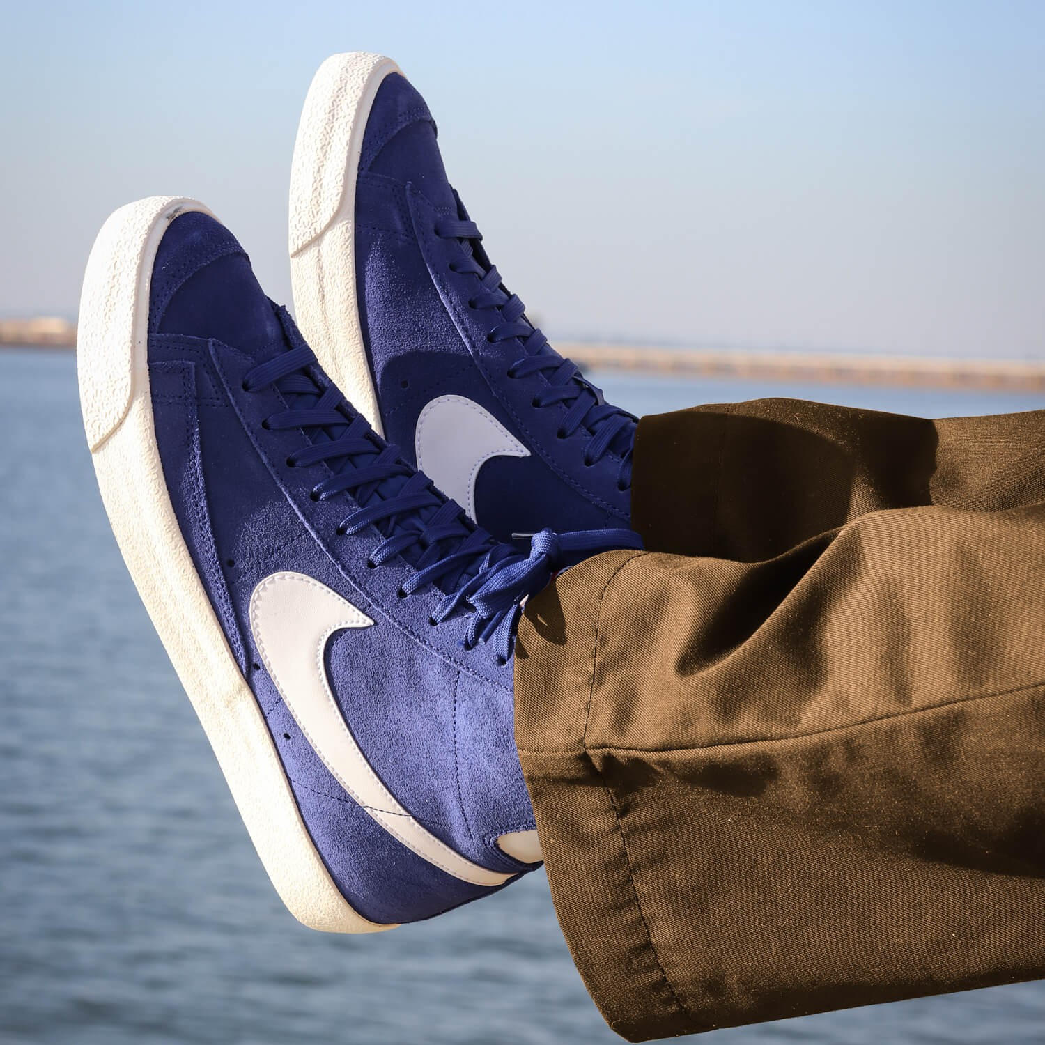 Giày Nike Blazer Mid '77 Suede 'Deep Royal Blue' CI1172-402 - Ảnh 3