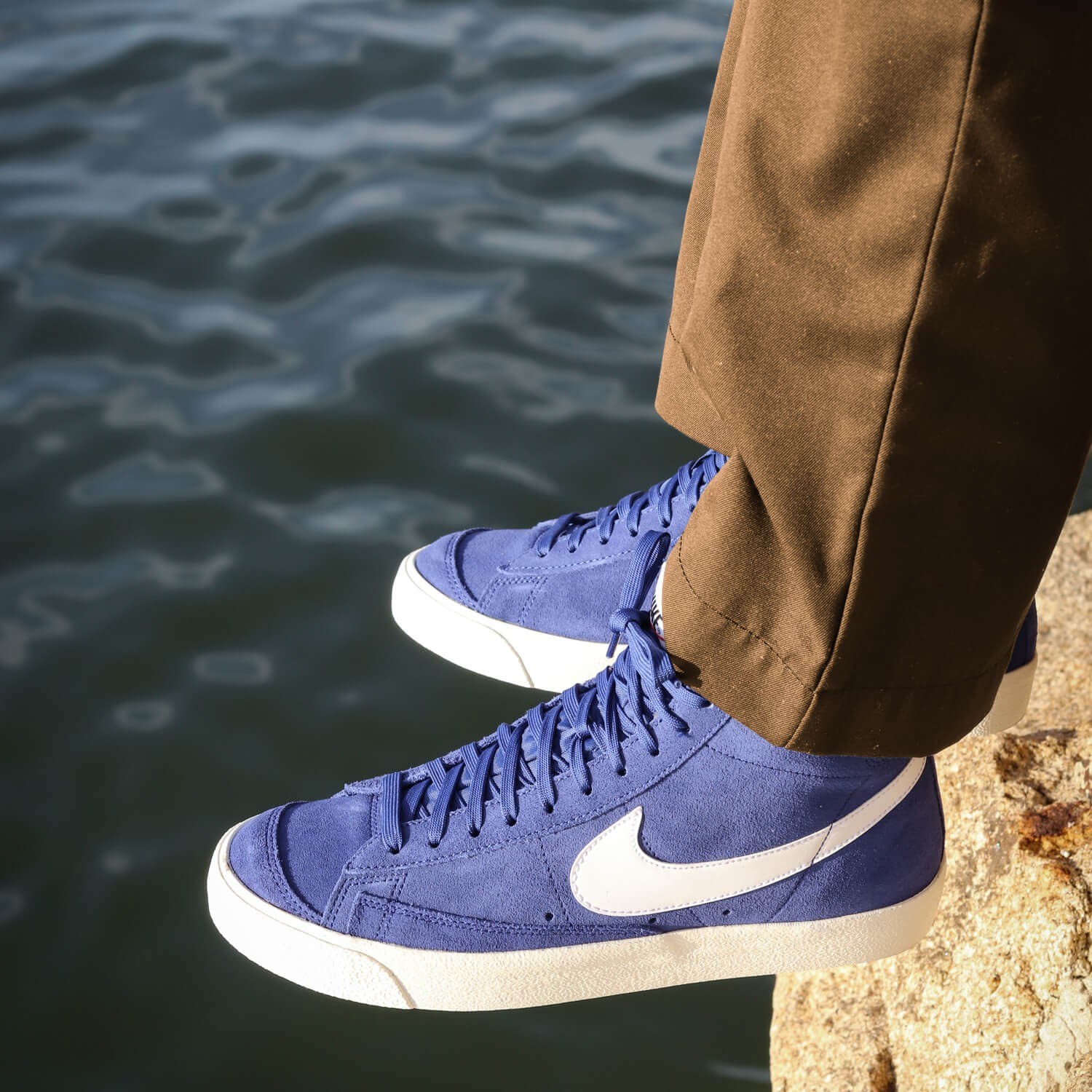 Giày Nike Blazer Mid '77 Suede 'Deep Royal Blue' CI1172-402 - Ảnh 4