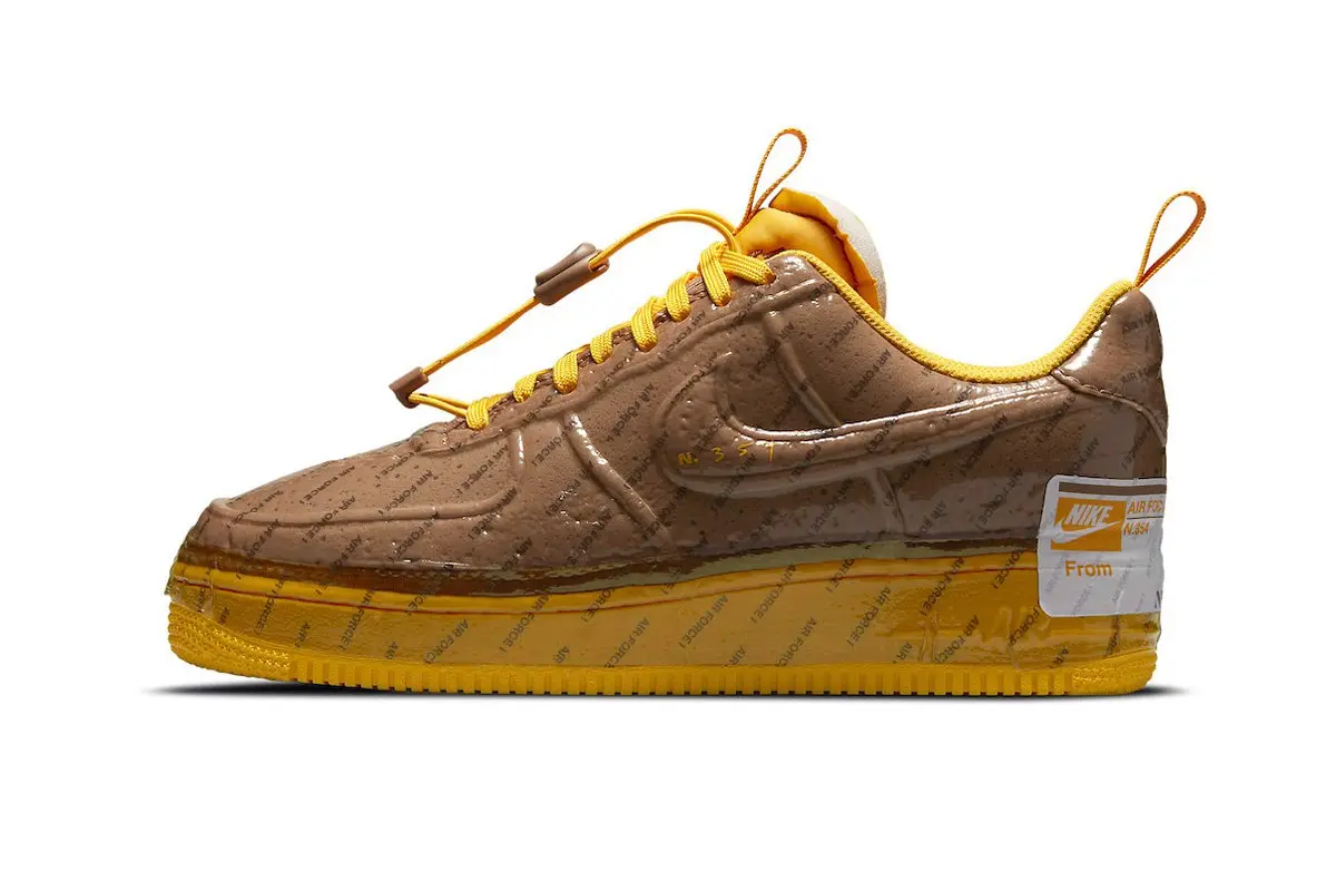 Nike Air Force 1 phu mot lop mau bong "Archaeo Brown" cuc dep