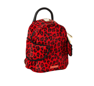 Alternative view of Balo Sprayground Red Leopard Angel