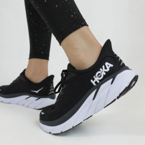 Alternative view of Giày Hoka One One Clifton 8 Black White 1119394-BWHT
