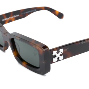 Alternative view of Kính Off-White Arthur Rectangle-Frame Sunglasses 'Black' OWRI023F20PLA0016003
