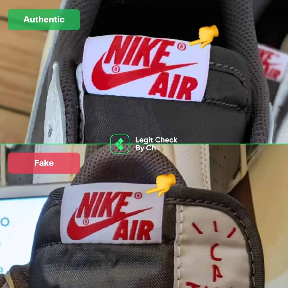 Hinh anh 10: Mach ban cach nhan biet Reverse Mocha Travis Scott Air Jordan 1 Low that va gia