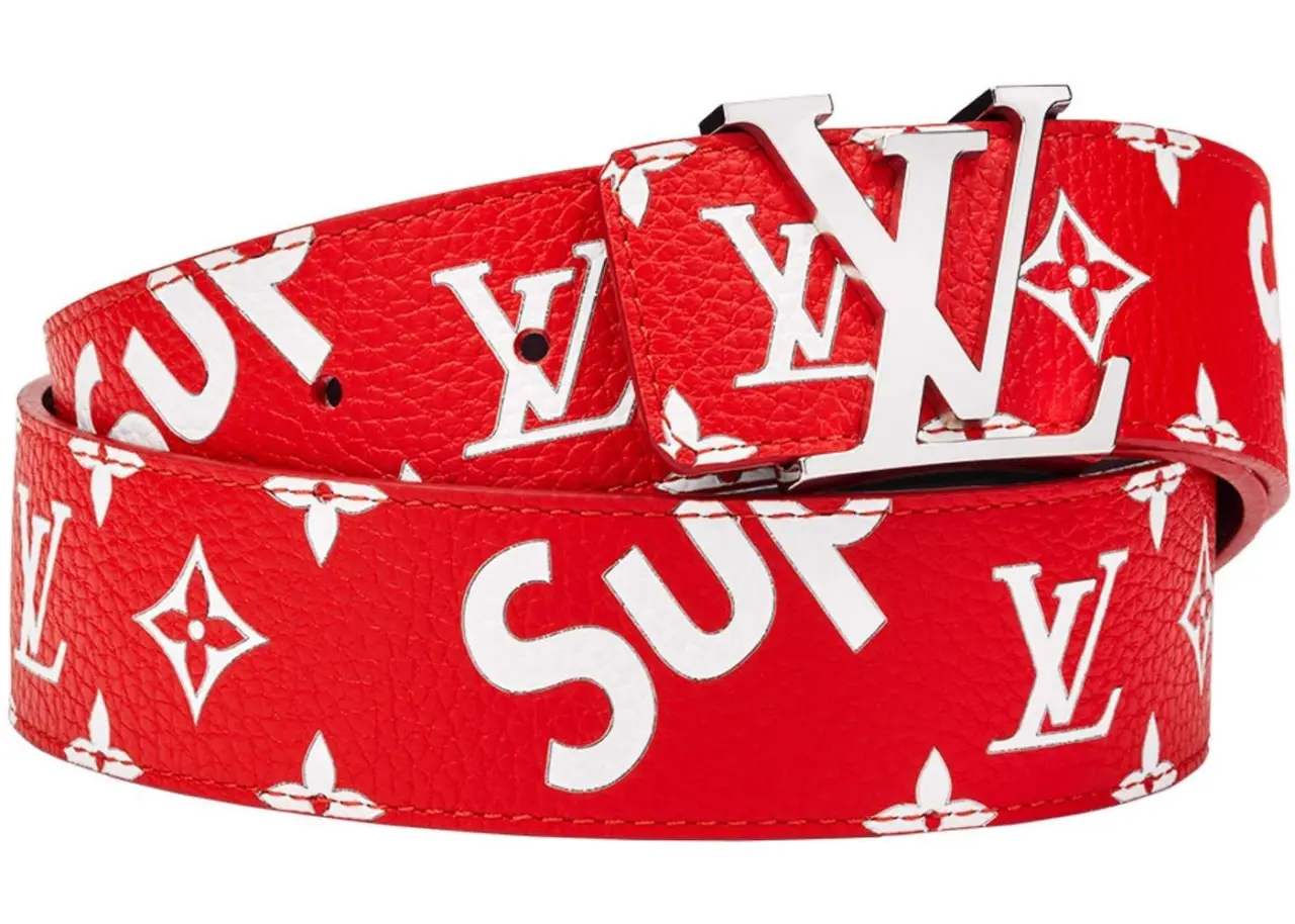 Legitcheck: Cach phan biet Supreme x Louis Vuitton Belt real va fake