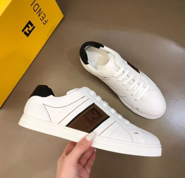 Giày Fendi Low Tops 'White' 7E1166A3XLF13TH - Ảnh 4