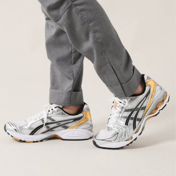 Giày Asics Gel Kayano 14 'White Pure Gold' 1201A019-102 - Hình ảnh 3