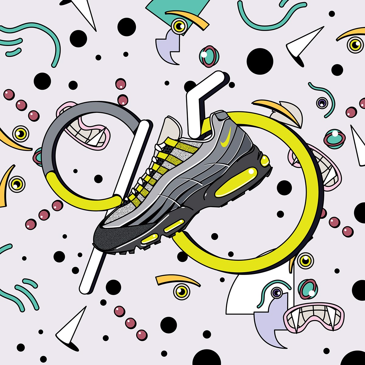 Hinh anh 4: Nike Air Max 95 cung lich su phia sau mot thiet ke huyen thoai