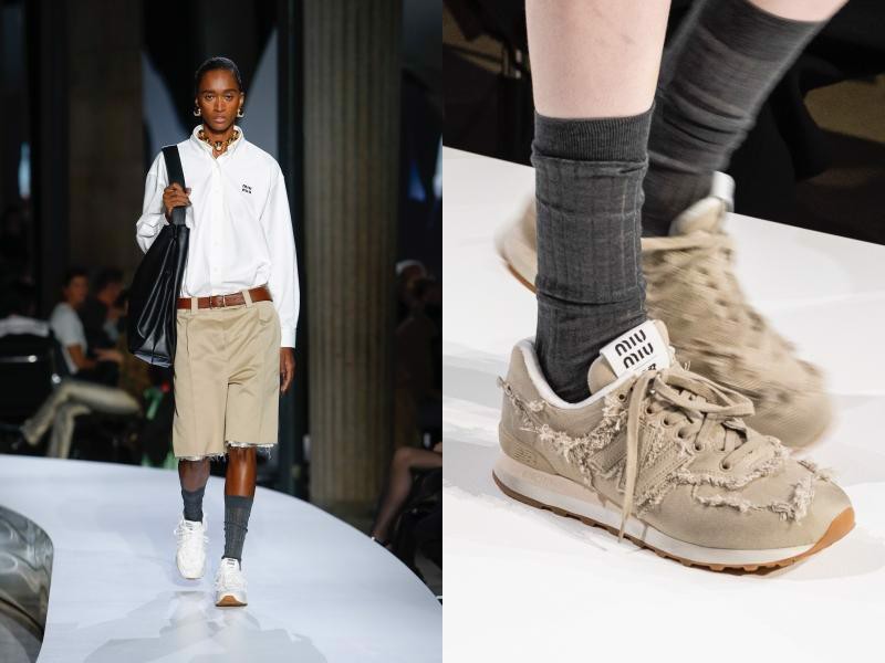 Hinh anh 4: Tai sao New Balance 574 x Miu Miu lai dat do den nhu vay?