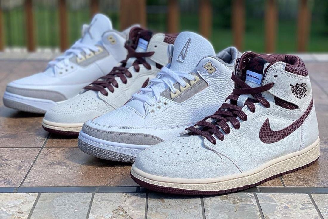 Hinh anh 5: Review giay: A Ma Maniere x Air Jordan 1 High OG Airness- Hoan hao?