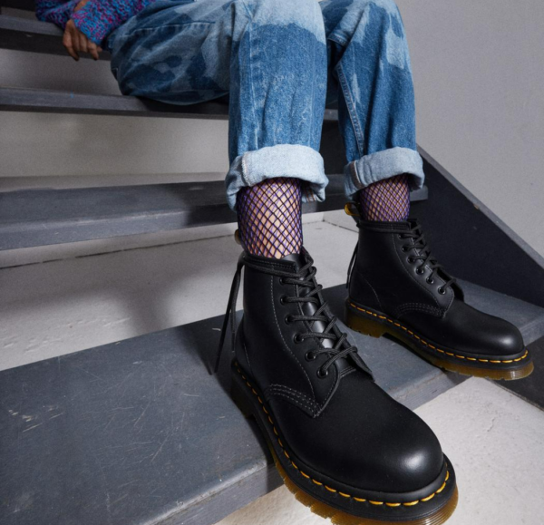 Giày Dr. Martens 101 Black Smooth Leather Lace Up Boots 26230001 - Hình ảnh 5