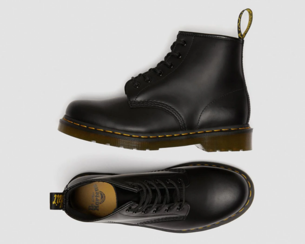 Giày Dr. Martens 101 Black Smooth Leather Lace Up Boots 26230001 - Hình ảnh 7